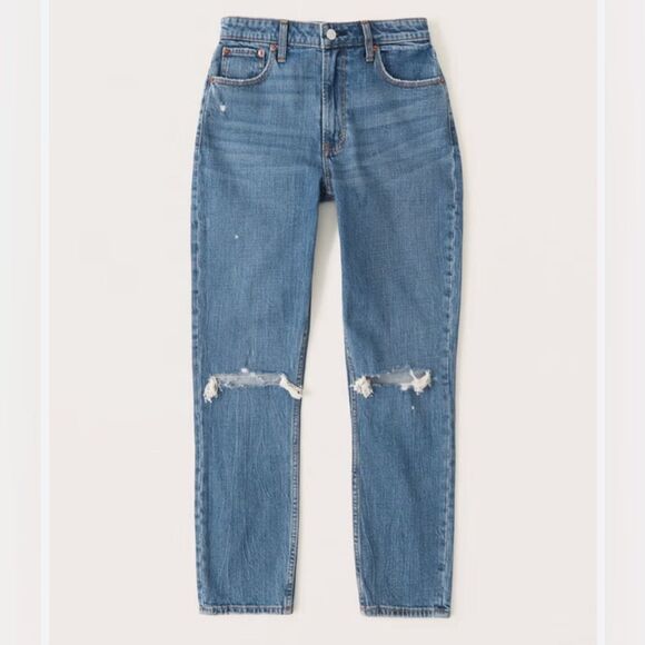 Abercrombie & Fitch Denim - Abercrombie & Fitch High Rise Distressed Skinny Jeans NWT Size 30